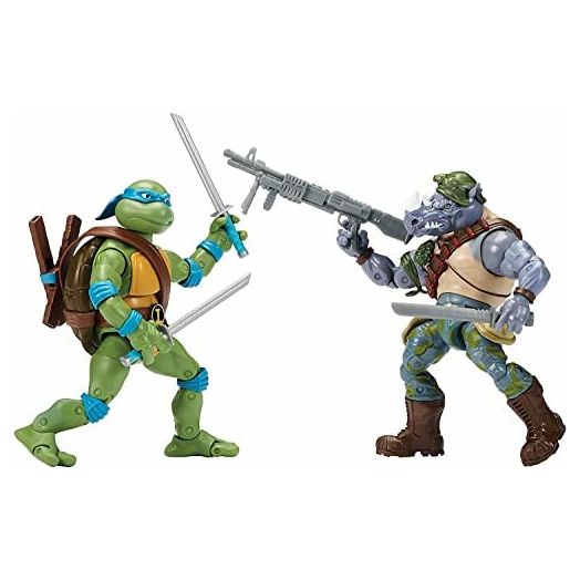 Leo vs. Rocksteady 2 Pack