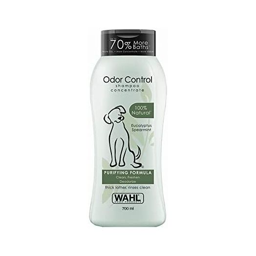 Wahl Odor Control Shampoo for Dogs & Pets - Eucalyptus & Spearmint Animal Deodorizer for Cleaning & Freshening – 24 Oz