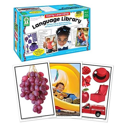Key Education 160 Early Learning Toddler Flash Cards Ages 3+, Photographic Vocabulary Flash Cards for Toddlers, Toddler Speech Therapy Flash Cards for Preschool & Kindergarten Special Learners