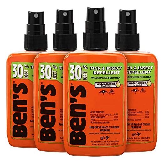 Ben's 30 Tick & Insect Repellent 3.4 Fl Oz. Pump Spray - Carded