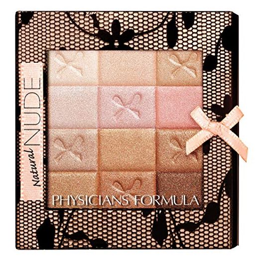 Physicians Formula Shimmer Strips All-In-1 Custom Nude Palette For Face & Eyes, Natural Nude