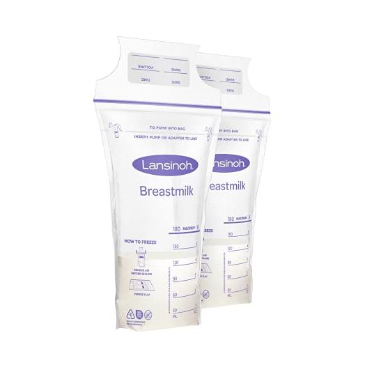 Lansinoh Breastmilk Storage Bags, 200 Count Milk Storage Bags