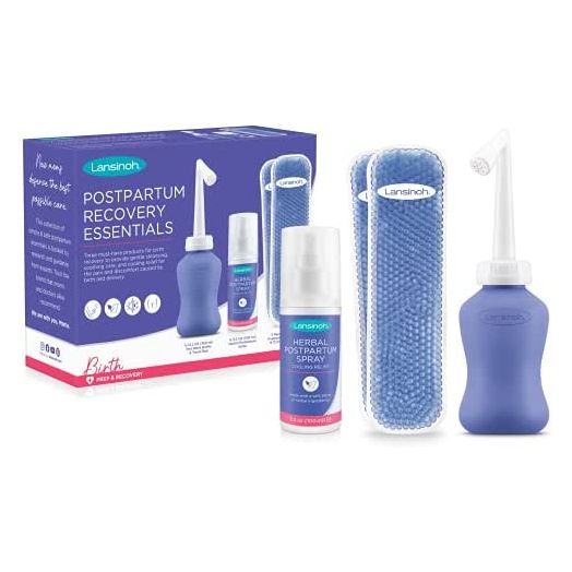 Lansinoh Postpartum Essentials Recovery Bundle, Postpartum Care Kit