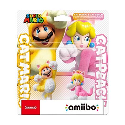 Cat Mario & Cat Peach Amiibo - Super Mario Series