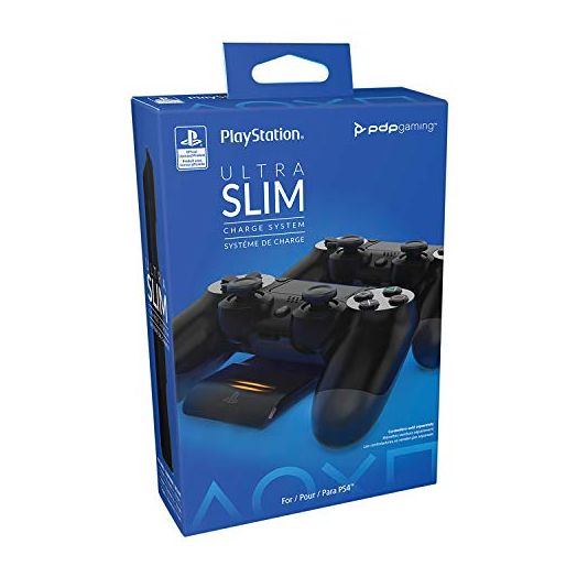 PDP Gaming Magnetic Ultra Slim Charging System: Black - PS4