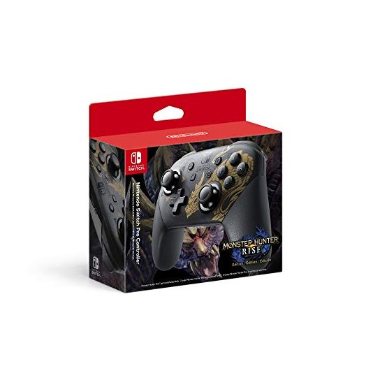 Nintendo Switch Pro Controller Monster Hunter Rise Edition - Switch