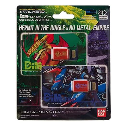 Bandai Namco - Digimon - Vital Hero DIM Card Pack (Hermit in The Jungle & Nu Metal Empire)