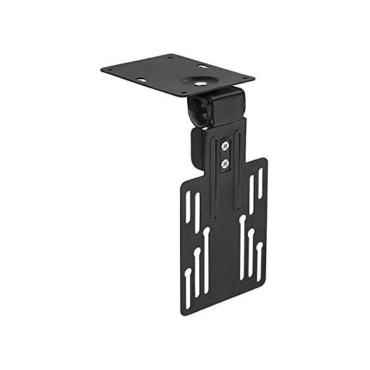 Mount-It! MI-LCDCM Kitchen Under Cabinet Mount TV Ceiling Mount Folding Bracket, 90 Degree Tilt, Fold Down, Swivel for 13 to 23 inch LCD, TV, LED, Monitor, Flat Screens up to VESA 100x100