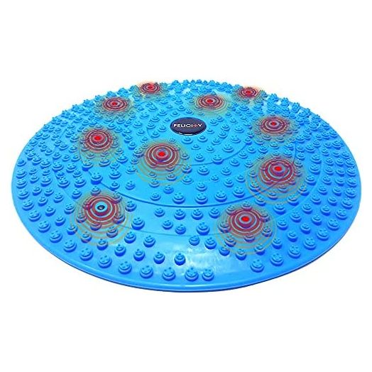 Daiwa Felicity Foot Massager Reflexology Mat with Magnetic Therapy Acupressure Disc