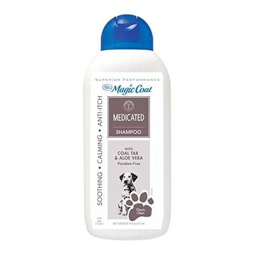 Four Paws Magic Coat Medicated Dog Shampoo for Skin Allergies Medicated Dog Shampoo 16 Ounces (1 Count)