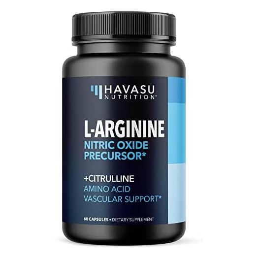 HAVASU NUTRITION L Arginine Male Enhancing Supplement from Nitric Oxide, 60 Capsules