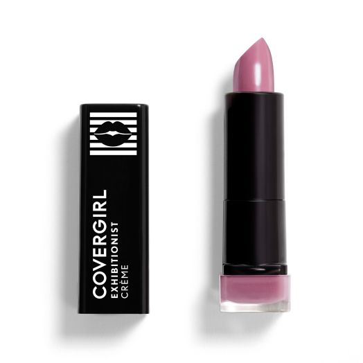 COVERGIRL Exhibitionist Cream Lipstick, 375 Coquette Orchid, 0.12 oz, Lipstick, Moisturizing Lipstick, Long Lasting Lipstick, Glossy Lipstick, Hydrating Lipstick, Long Lasting