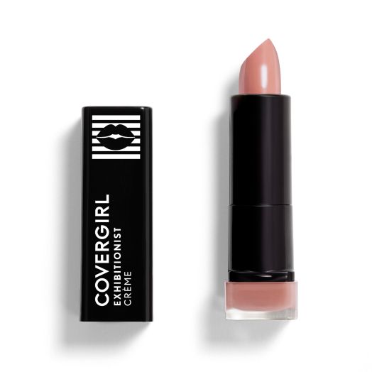 COVERGIRL Exhibitionist Lipstick Cream, Champagne 235, Lipstick Tube, .123 Fl Oz, Lipstick, Moisturizing Lipstick, Long Lasting Lipstick, Glossy Lipstick, Hydrating Lipstick, Long Lasting