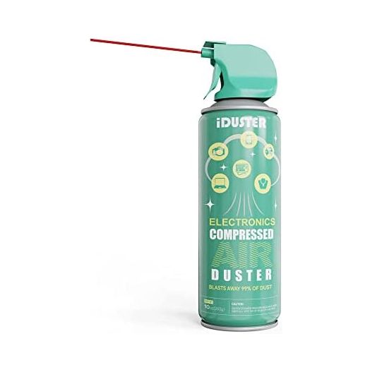 iDuster Disposable Compressed Duster, Computer Cleaner, Keyboard Cleaner, 1 Pack, 10 oz