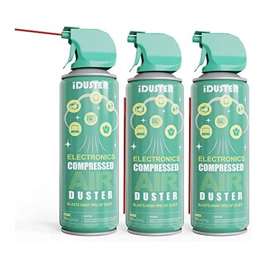 iDuster Compressed Air Duster,Computer Keyboard Cleaner,3 Packs