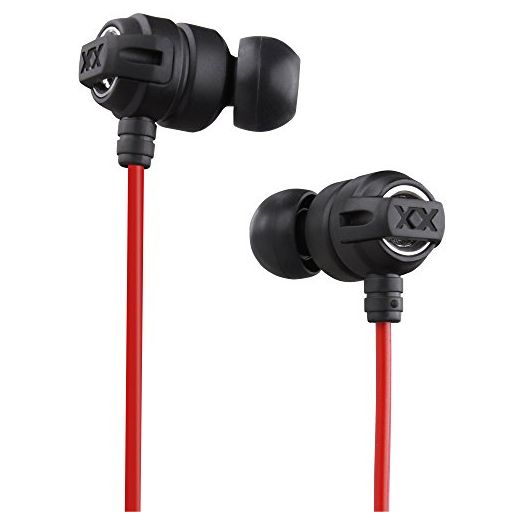 JVC HAFX1X Headphone Xtreme-Xplosivs, Black, Red