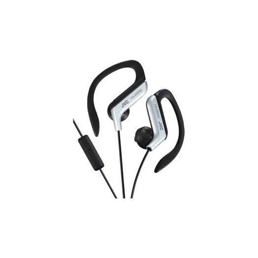 JVC HAEBR80S In-Ear Sports Headphones with Microphone & Remote (Silver)