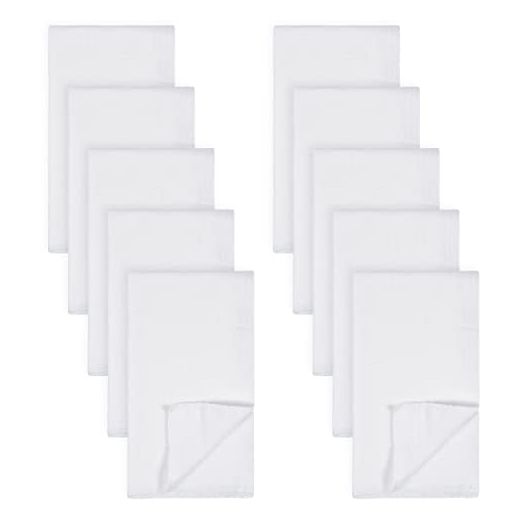 GERBER 10 Pack Flatfold Birdseye Diaper