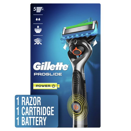 Gillette ProGlide Power Men's Razor Handle and 1 Blade Refill