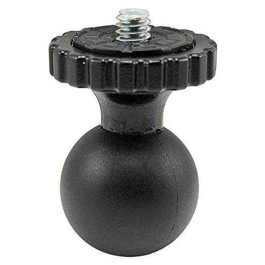 ARKON SP25MMCAM 25mm Swivel Ball to 1/4 20 Camera Mounting Bolt Adapter (Black)