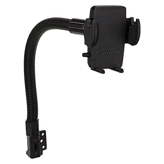 Arkon Car or Truck Seat Rail or Floor Phone Holder Mount for iPhone 12 11 XS XR Note 20 10 Retail Black