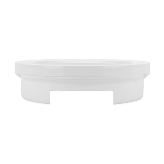 Camco 9-inch Pop-A-Plate Plastic Plate Dispenser | Ideal for Compact Spaces, RVs and Trailers | Mounts Under Cabinets or Shelves | White (57001)