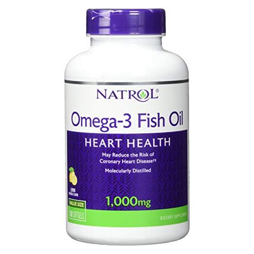 Natrol 1000mg Omega 3 Fish Oil Softgel - 150 per pack -- 1 each.
