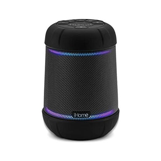 iHome iBT158 Smart Bluetooth Speaker - with Color Changing LED Lights - Perfect Portable Audio Device for Parties, Outdoors, and Other Events