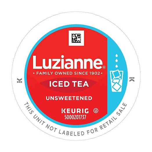 Luzianne Unsweetened Iced Tea, Single Serve K-Cup Pods, 12 Count