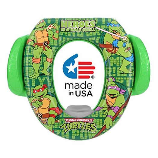 Nickelodeon TMNT"Half Shell" Soft Potty Seat and Potty Training Seat - Soft Cushion, Baby Potty Training, Safe, Easy to Clean