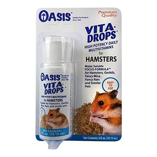 Kordon Oasis #80260 Vita Drops for Hamsters, 2-Ounce
