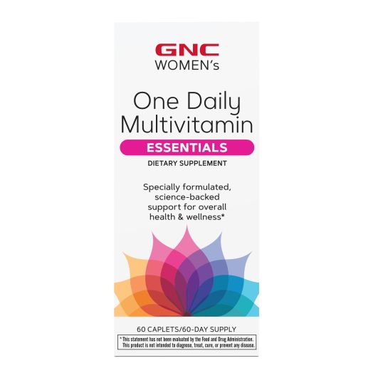GNC Women's Essentials One Daily Multivitamin, 60 Tablets, Complete Multivitamin and Multimineral Women
