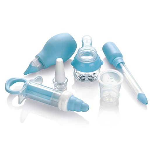 Nuby Small 6-Piece Medical Kit for Healthy Baby, Infant, Child, Nursery Care, Colors May Vary