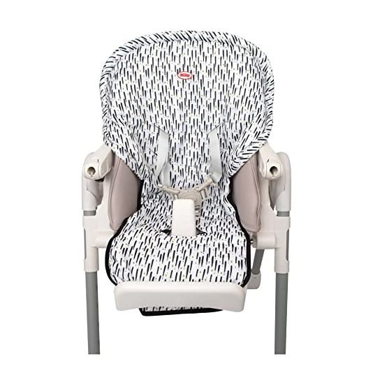 Nuby High Chair Cover Protecting from Spills and Crumbs, Water Resistant, Brush Strokes Print