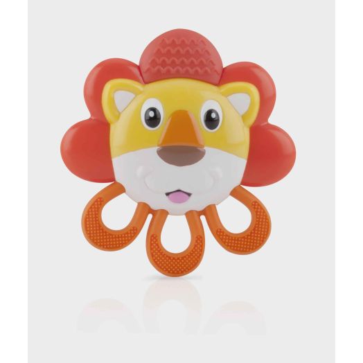 Nuby Vibe-eez Soothing Teether, Lion