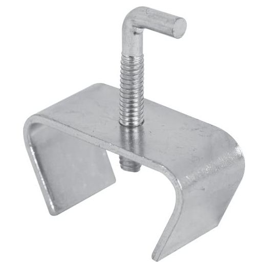 Prime-Line U 9006 Bed Frame Rail Clamp, 1-1/4 inch Frame, Steel, Zinc Plated, Large (2-pack), Mill