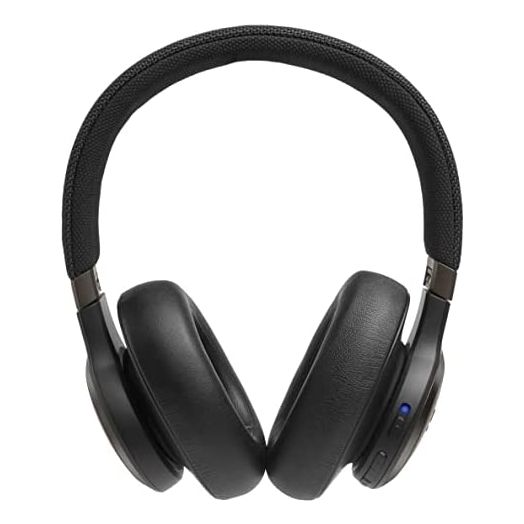 JBL Live 650BTNC Headphones, Black - Wireless Over-Ear Bluetooth Headphones - Up to 20 Hours of Noise-Cancelling Streaming - Includes Multi-Point Connection & Voice Assistant