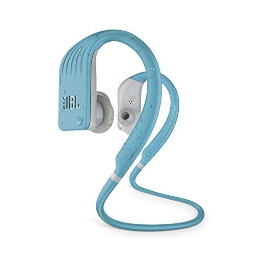 JBL ENDURANCE JUMP- Wireless heaphones, bluetooth sport earphones with microphone, Waterproof, up to 8 hours battery, charging case and quick charge (Teal)