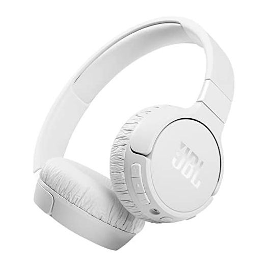 JBL Tune 660NC: Wireless On-Ear Headphones with Active Noise Cancellation - White