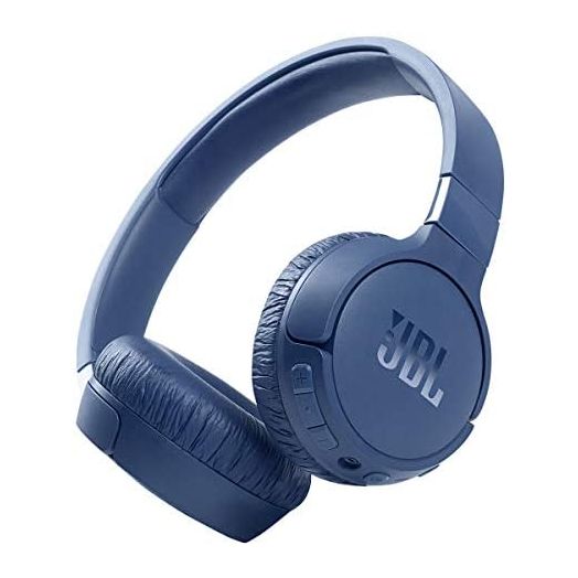 JBL Tune 660NC: Wireless On-Ear Headphones with Active Noise Cancellation - Blue