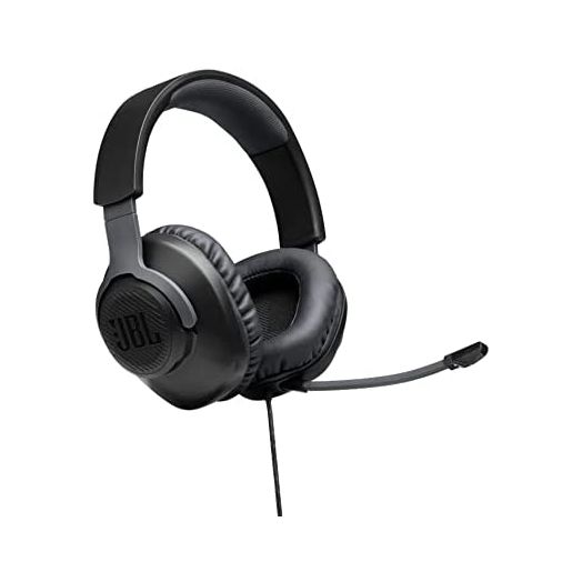 JBL Free WFH Wired Over-Ear Headset with Detachable Mic - Black