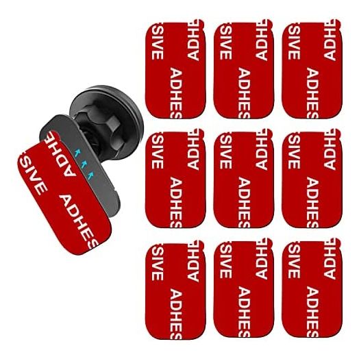 Very High Bond Car Adhesive, AZXYI 9 PCS Dashboard Sticky Adhesive Replacement, Double Sided Sticky Pads Sticker Tapes for Mounting Windshield Dashboard Magnetic Phone Car Mount and Dash Cam