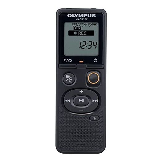 Olympus VN-541PC Voice Recorder with 4GBM, PC Link, One-touch Recording, Black, Model:VN-541PC Black