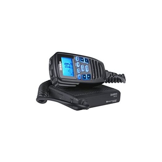 Uniden CMX760 Bearcat Off Road Series Compact Mobile CB Radio, 40-Channel Operation, Ultra-Compact for Easy Mounting, Large 7-Color Backlit LCD Display on Mic with Built-in Speaker Mic, Black
