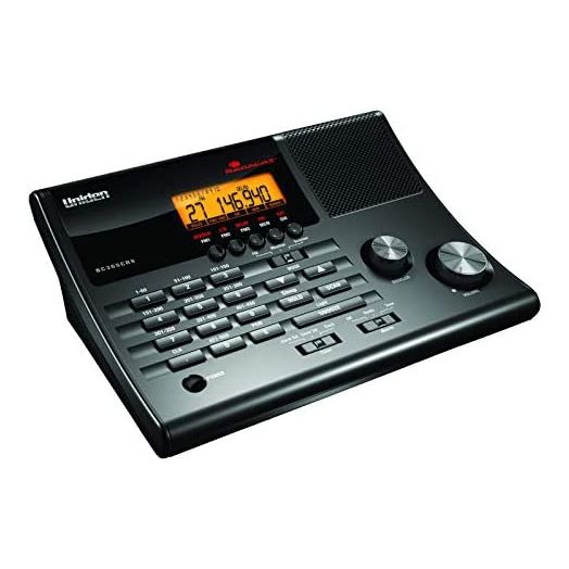 Uniden BC365CRS 500 Channel Scanner and Alarm Clock with Snooze, Sleep, and FM Radio with Weather Alert, Search Bands Commonly used for Police, Fire/EMS, Aircraft, Radio, and Marine Transmissions