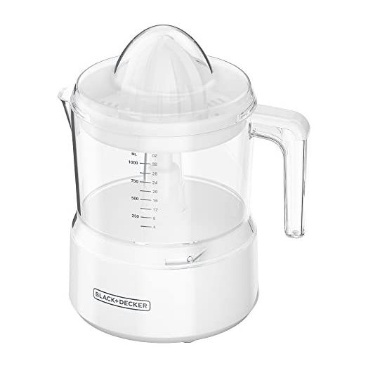 BLACK+DECKER 32oz Citrus Juicer, White, CJ650W,Small