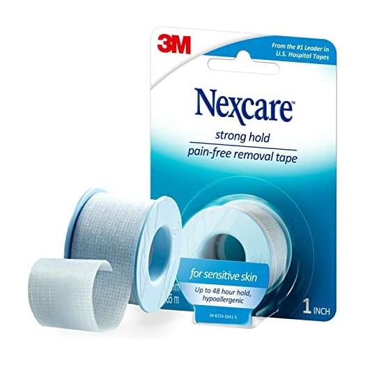 Nexcare Strong Hold Pain-Free Removal Tape, From the #1 leader in U.S. hospital tapes1 in x 4 yd