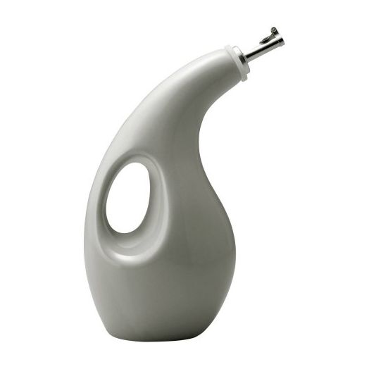 Rachael Ray Stoneware EVOO Dispensing Bottle, Sea Salt Gray