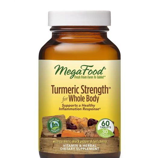 MegaFood Turmeric Strength for Whole Body - 60 Tablets