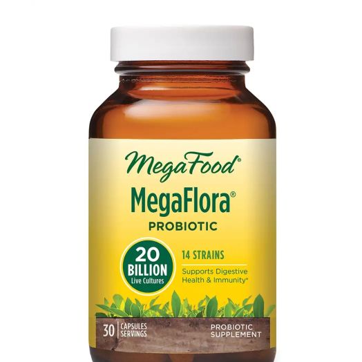MegaFood MegaFlora Probiotic, 20 Billion CFU - 30 Capsules